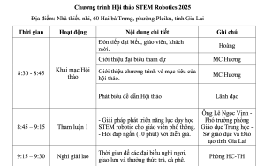 Chương trình Hội thảo STEM Robotics 2025